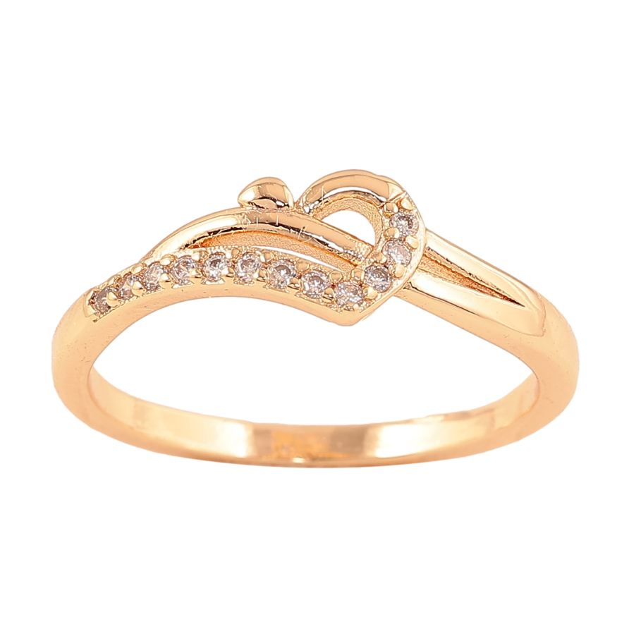 Кольцо Xuping M&L цвет 18К "Узор с кристаллами" фото №1 Кольцо Xuping M&L цвет 18К "Узор с кристаллами" фото №1