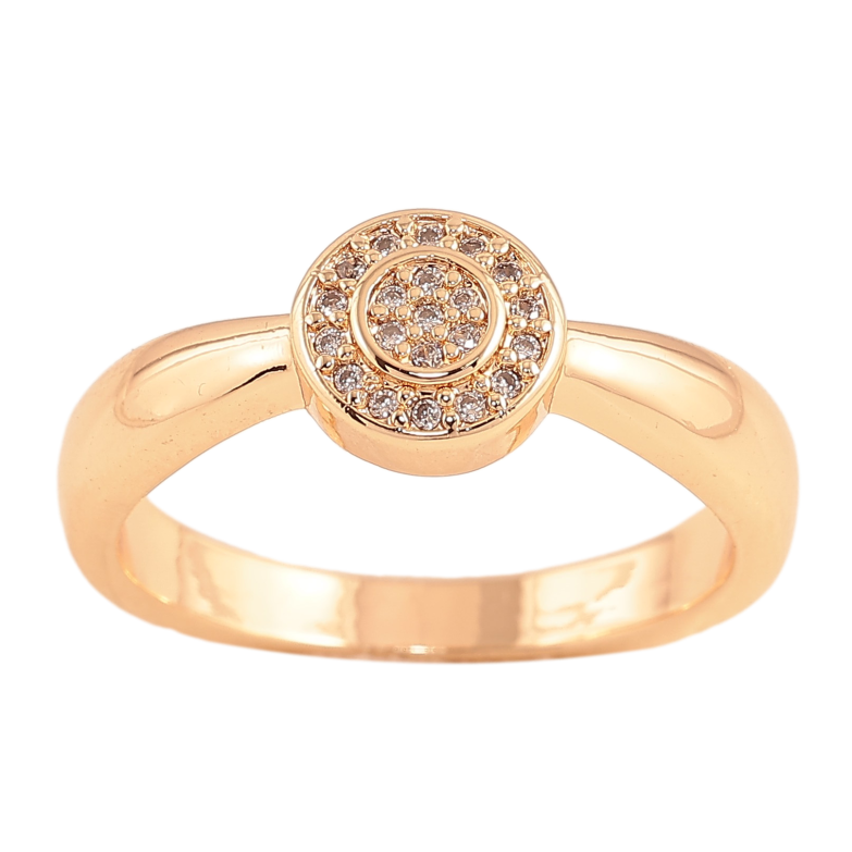 Кольцо Xuping M&L цвет 18К "Узор с кристаллами" фото №1 Кольцо Xuping M&L цвет 18К "Узор с кристаллами" фото №1