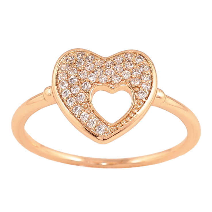 Кольцо Xuping M&L цвет 18К "Сердечко с кристаллами" фото №21 Кольцо Xuping M&L цвет 18К "Сердечко с кристаллами" фото №21