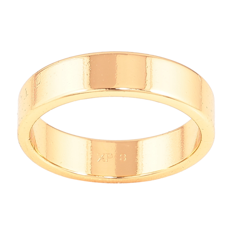 Каблучка Xuping Позолота 18K "Американка Обручка 5мм" фото №1 Каблучка Xuping Позолота 18K "Американка Обручка 5мм" фото №1