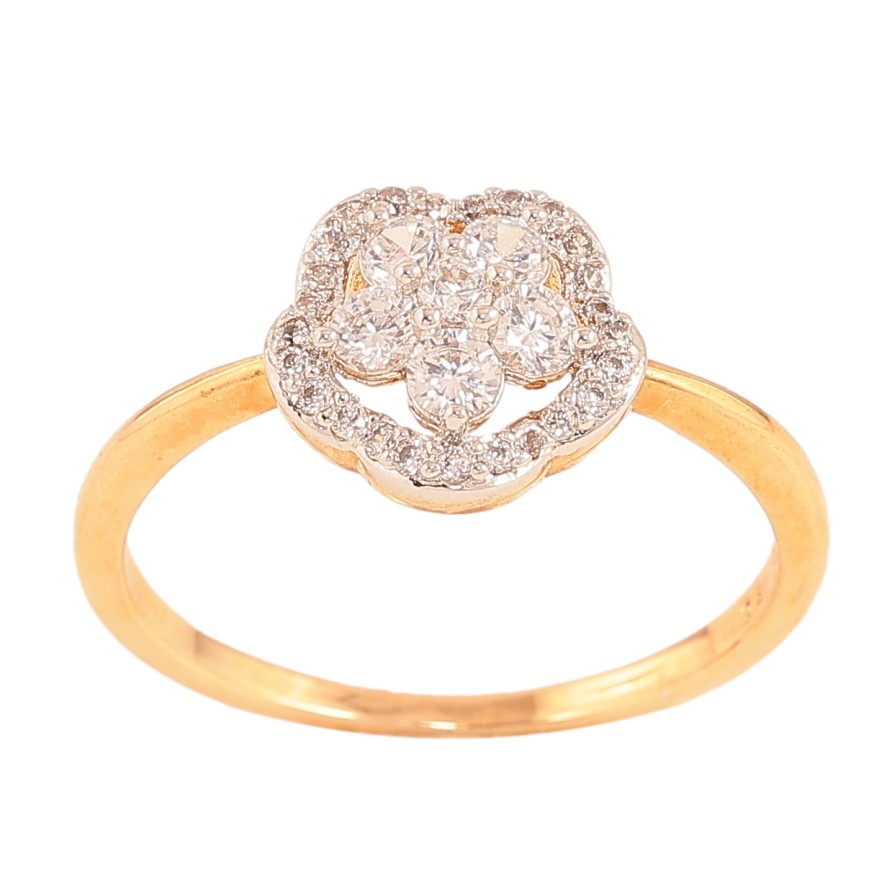 Каблучка Xuping колір Позолота 18К+Родій "Квітка" фото №1