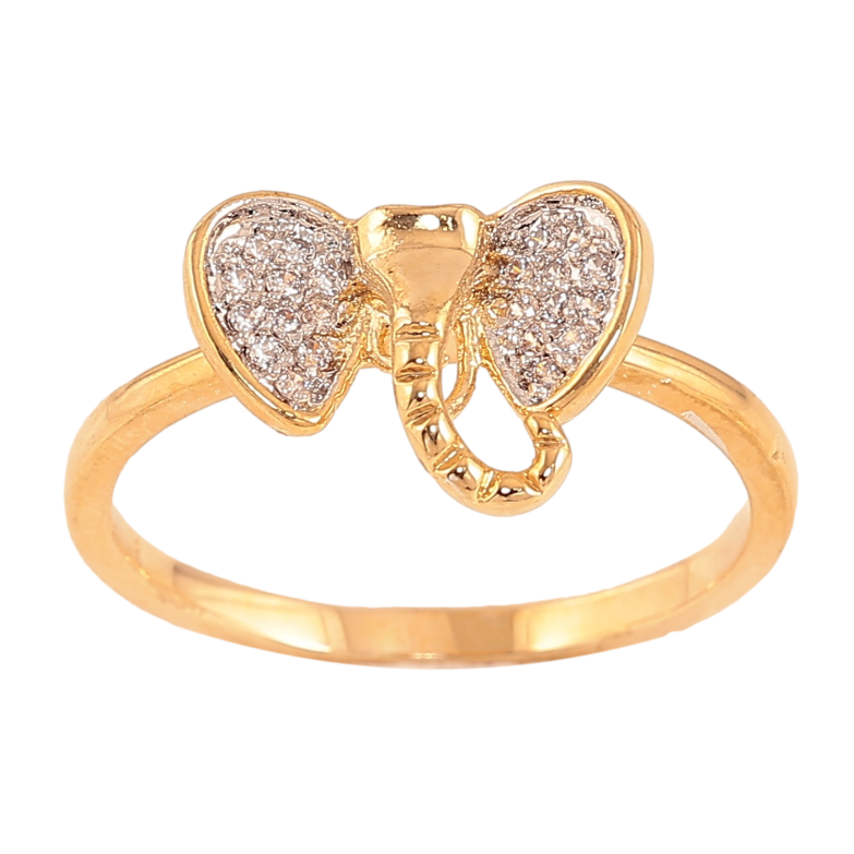 Каблучка Xuping колір Позолота 18К+Родій "Слон" фото №1