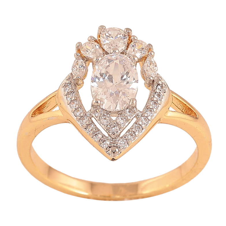 Каблучка Xuping колір Позолота 18К+Родій "Тріумф" фото №1