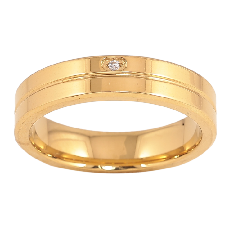 Кольцо Xuping TTM Stainless Steel цвет 14К "Узор с кристаллом" шир. 5мм фото №18 Кольцо Xuping TTM Stainless Steel цвет 14К "Узор с кристаллом" шир. 5мм фото №18