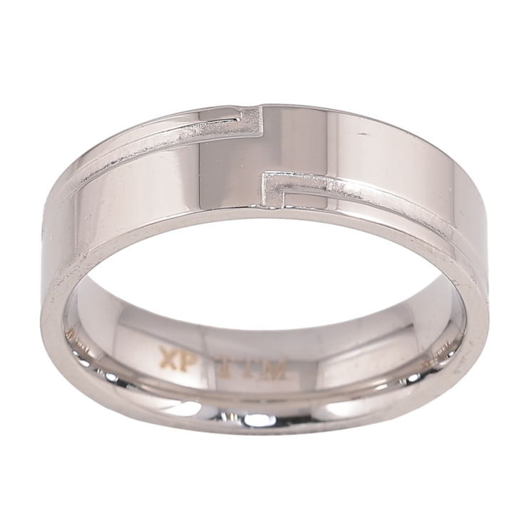 Каблучка Xuping TTM Stainless Steel колір Родій "Декоративний візерунок" шир. 6мм фото №13 Каблучка Xuping TTM Stainless Steel колір Родій "Декоративний візерунок" шир. 6мм фото №13