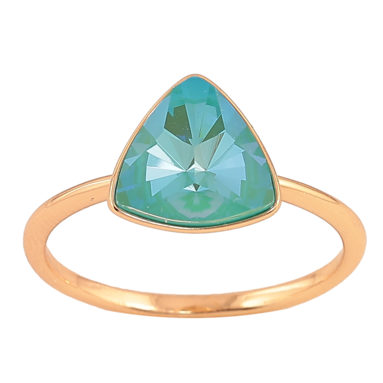 Кольцо Xuping цвет Позолота 18K с кристаллами Swarovski "Кристалл Laguna Delite" фото №1 Кольцо Xuping цвет Позолота 18K с кристаллами Swarovski "Кристалл Laguna Delite" фото №1