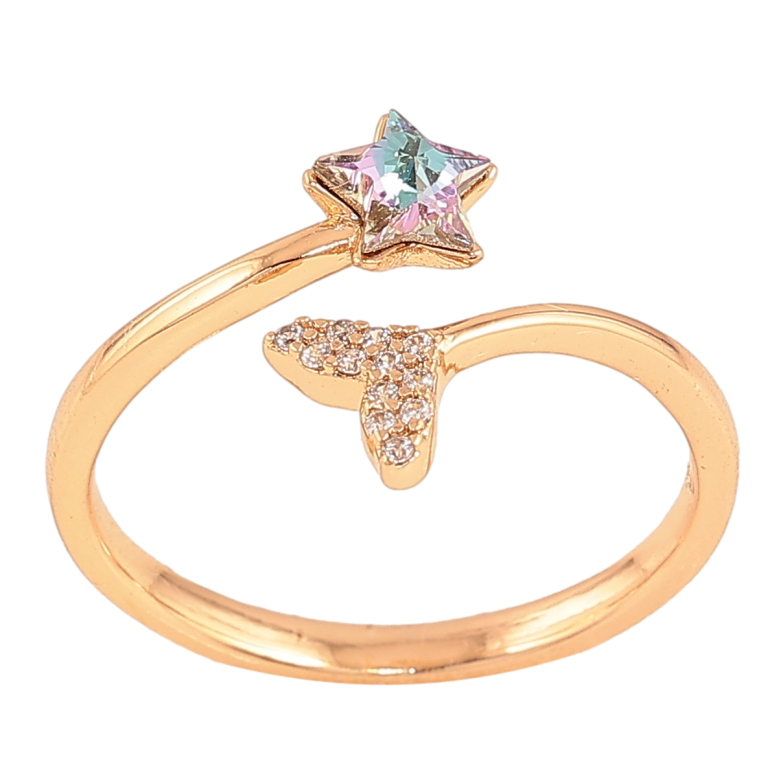 Каблучка Xuping колір Позолота 18K з кристалами Swarovski "Кристальна зірка Paradise Shine" фото №9 Каблучка Xuping колір Позолота 18K з кристалами Swarovski "Кристальна зірка Paradise Shine" фото №9