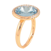 Каблучка Xuping колір Позолота 18K з кр-ми Swarovski "Кристал Aquamarine" ø 17мм фото №2 Каблучка Xuping колір Позолота 18K з кр-ми Swarovski "Кристал Aquamarine" ø 17мм фото №2