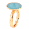 Кольцо Xuping цвет Позолота 18K с кр-ми Swarovski "Кристалл Azure Blue" ø 16мм фото №4 Кольцо Xuping цвет Позолота 18K с кр-ми Swarovski "Кристалл Azure Blue" ø 16мм фото №4