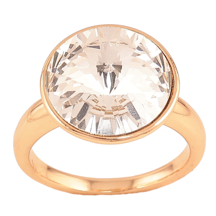 Кольцо Xuping цвет Позолота 18K с кр-ми Swarovski "Кристалл Clear" ø 15мм фото №5 Кольцо Xuping цвет Позолота 18K с кр-ми Swarovski "Кристалл Clear" ø 15мм фото №5