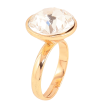 Каблучка Xuping колір Позолота 18K з кр-ми Swarovski "Кристал Clear" ø 15мм фото №2 Каблучка Xuping колір Позолота 18K з кр-ми Swarovski "Кристал Clear" ø 15мм фото №2