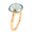 Кольцо Xuping цвет Позолота 18K с кр-ми Swarovski "Кристалл Erinite Shimmer" 13х13мм фото №4 Кольцо Xuping цвет Позолота 18K с кр-ми Swarovski "Кристалл Erinite Shimmer" 13х13мм фото №4