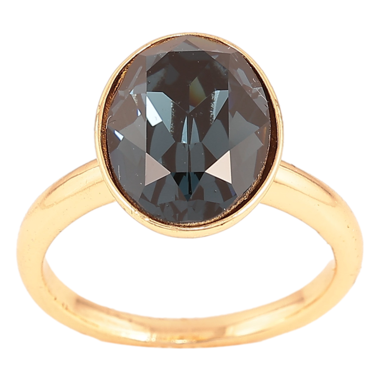 Каблучка Xuping колір Позолота 18K з кр-ми Swarovski "Кристал Montana" фото №12