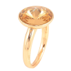 Кольцо Xuping цвет Позолота 18K с кр-ми Swarovski "Кристалл Topaz" ø 15мм фото №3