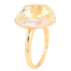 Кольцо Xuping цвет Позолота 18K с кр-ми Swarovski "Кристальное сердце Sunshine Delite" фото №2