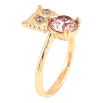 Кольцо Xuping цвет Позолота 18K с кр-ми Swarovski "Сова с кристаллом Amethyst" фото №3