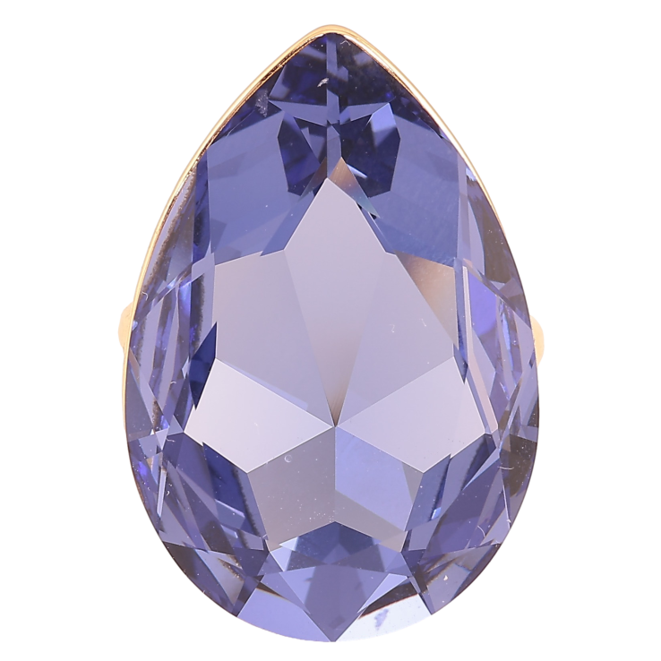 Кольцо Xuping цвет Позолота 18K с кр-ми Swarovski "Крупная кристальная капля Tanzanite" 3х2см фото №22 Кольцо Xuping цвет Позолота 18K с кр-ми Swarovski "Крупная кристальная капля Tanzanite" 3х2см фото №22