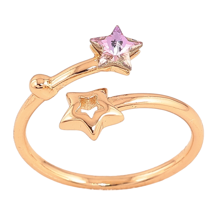 Кольцо Xuping цвет Позолота 18K с кр-ми Swarovski "Звезды с кристаллом Vitrail Light" фото №11 Кольцо Xuping цвет Позолота 18K с кр-ми Swarovski "Звезды с кристаллом Vitrail Light" фото №11