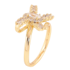 Кольцо Xuping цвет Позолота 14K "Бант с инкрустацией кристаллами" фото №2 Кольцо Xuping цвет Позолота 14K "Бант с инкрустацией кристаллами" фото №2
