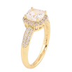 Кольцо Xuping цвет Позолота 14K "Инкрустация кристаллами" фото №2 Кольцо Xuping цвет Позолота 14K "Инкрустация кристаллами" фото №2