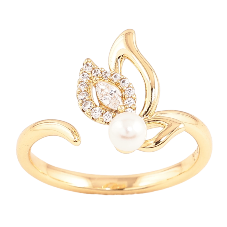 Кольцо Xuping цвет Позолота 14K "Бабочка" фото №1