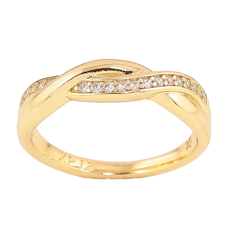 Кольцо Xuping цвет Позолота 14K "Узор с кристаллами" фото №19 Кольцо Xuping цвет Позолота 14K "Узор с кристаллами" фото №19