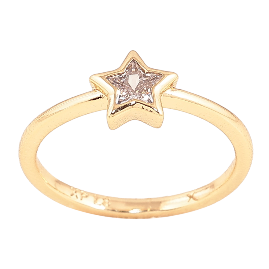 Кольцо Xuping цвет Позолота 14K "Кристальная звезда" фото №1 Кольцо Xuping цвет Позолота 14K "Кристальная звезда" фото №1