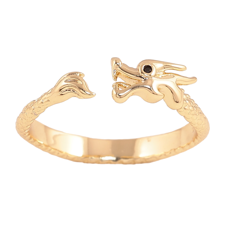 Каблучка Xuping колір Позолота 14K "Дракон" фото №16 Каблучка Xuping колір Позолота 14K "Дракон" фото №16