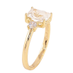 Кольцо Xuping цвет Позолота 14K "Три кристалла" фото №2 Кольцо Xuping цвет Позолота 14K "Три кристалла" фото №2