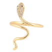 Каблучка Xuping колір Позолота 14K "Змія з кристалами" фото №3 Каблучка Xuping колір Позолота 14K "Змія з кристалами" фото №3