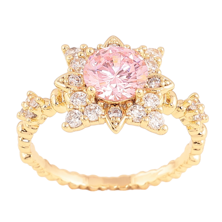 Кольцо Xuping цвет Позолота 14K "Звезда с розовым кристаллом" фото №18 Кольцо Xuping цвет Позолота 14K "Звезда с розовым кристаллом" фото №18