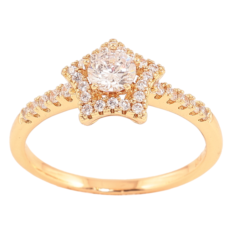 Каблучка Xuping колір Позолота 18K "Зірка" фото №1