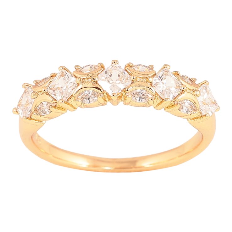 Каблучка Xuping колір Позолота 18K "Інкрустація кристалами" фото №14