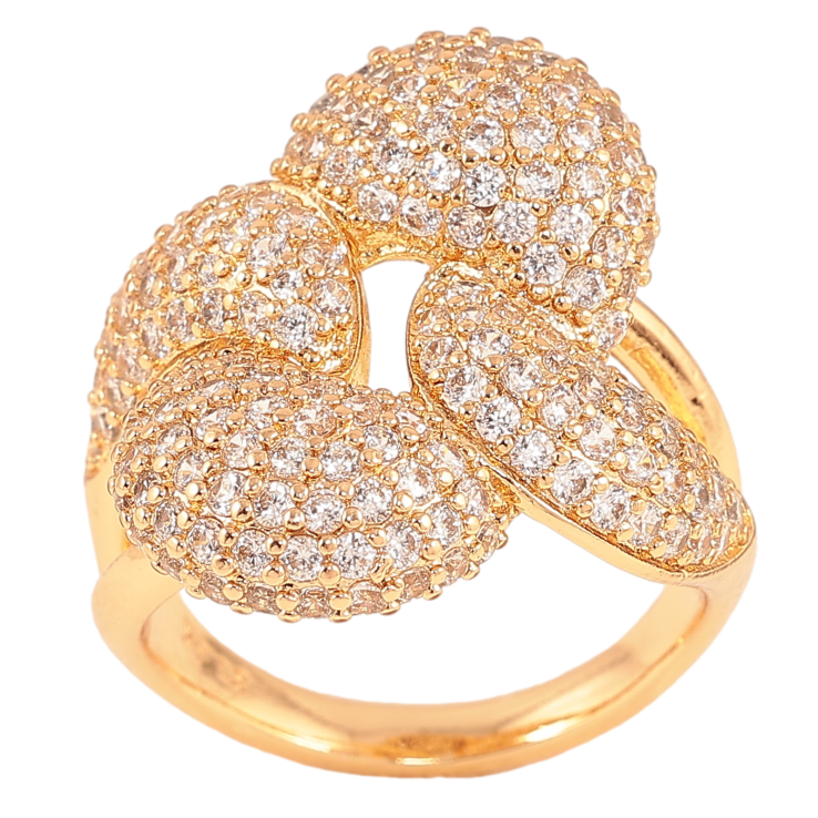 Кольцо Xuping цвет Позолота 18K "Инкрустация кристаллами" фото №8 Кольцо Xuping цвет Позолота 18K "Инкрустация кристаллами" фото №8