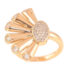Кольцо Xuping цвет Позолота 18K "Декоративный цветок" фото №3 Кольцо Xuping цвет Позолота 18K "Декоративный цветок" фото №3