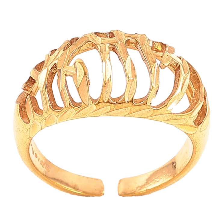 Каблучка Xuping колір Позолота 18K "Декоративний візерунок" фото №6