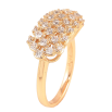 Кольцо Xuping цвет Позолота 18K "Инкрустация кристаллами"  фото №2