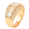 Кольцо Xuping цвет Позолота 18K "Инкрустация кристаллами" фото №2 Кольцо Xuping цвет Позолота 18K "Инкрустация кристаллами" фото №2
