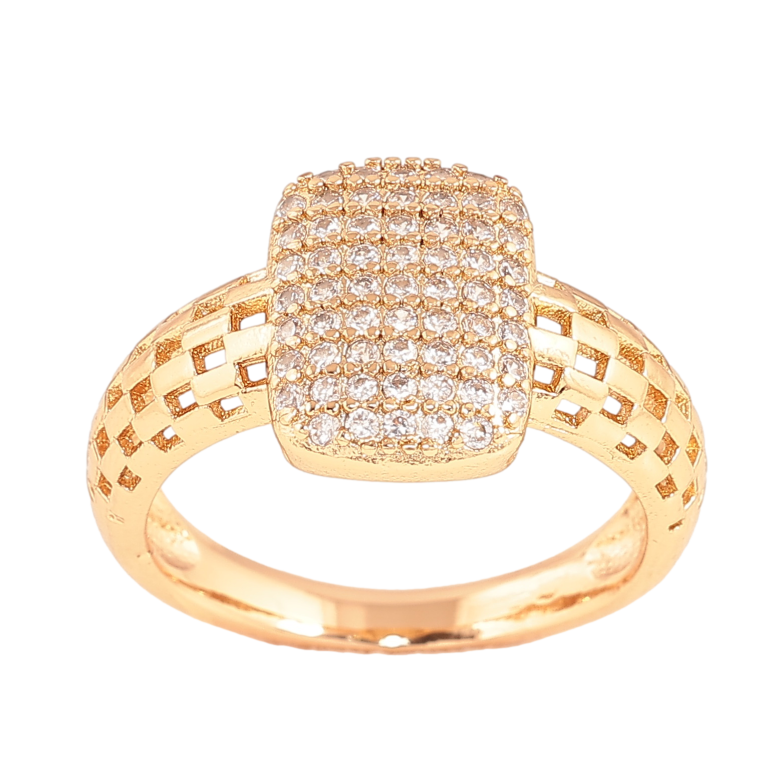 Кольцо Xuping цвет Позолота 18K "Инкрустация кристаллами" фото №1