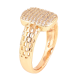 Каблучка Xuping колір Позолота 18K "Інкрустація кристалами" фото №2 Каблучка Xuping колір Позолота 18K "Інкрустація кристалами" фото №2