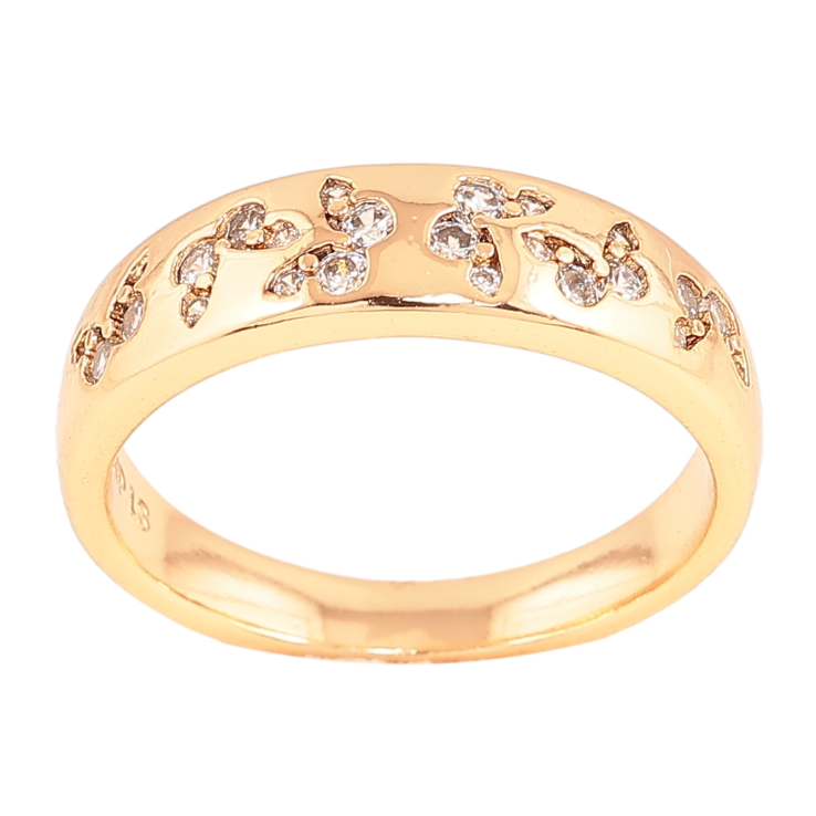 Каблучка Xuping колір Позолота 18K "Візерунок метелики з кристалами" фото №17 Каблучка Xuping колір Позолота 18K "Візерунок метелики з кристалами" фото №17