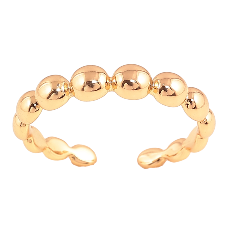 Каблучка Xuping колір Позолота 18K "Кульки" фото №23