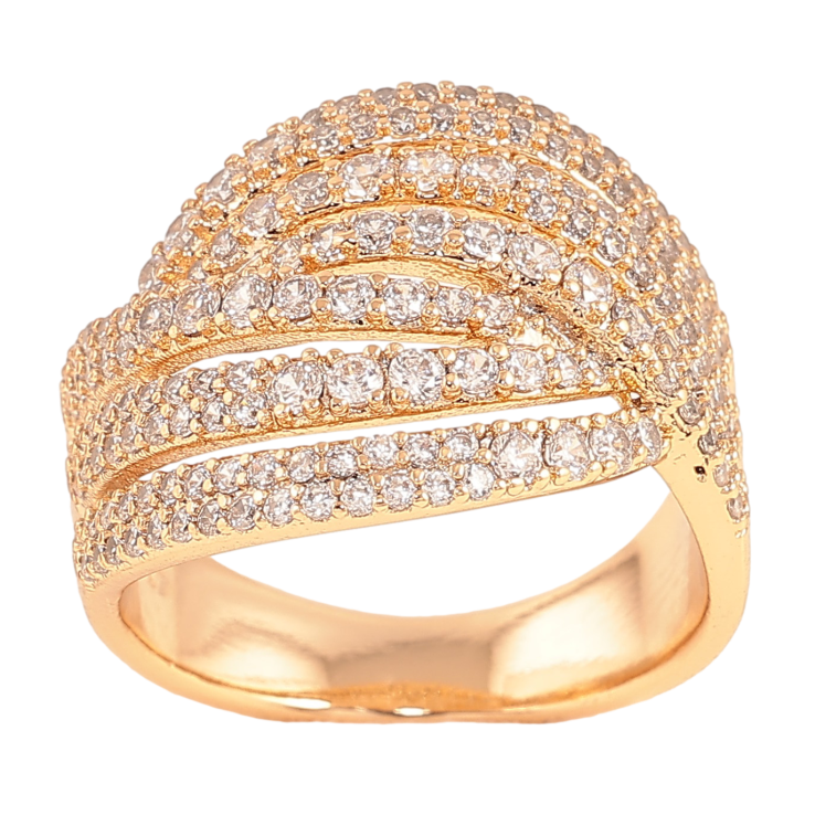 Каблучка Xuping колір Позолота 18K "Інкрустація кристалами" фото №22 Каблучка Xuping колір Позолота 18K "Інкрустація кристалами" фото №22