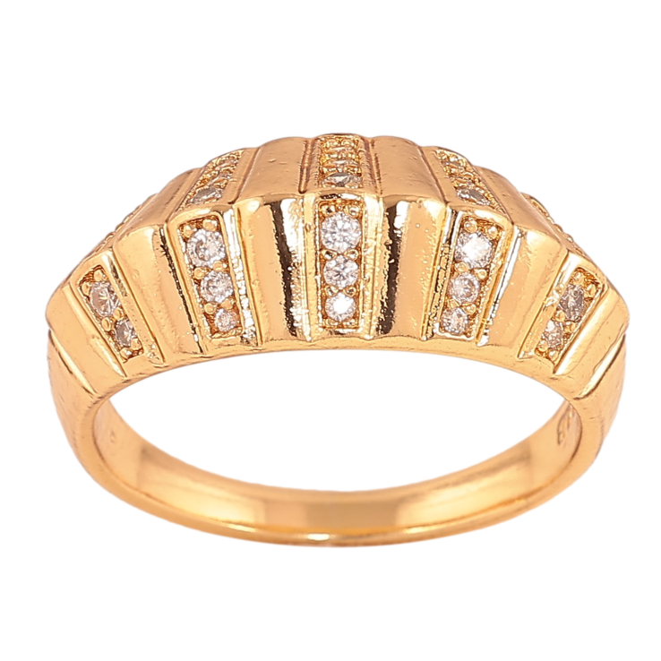Кольцо Xuping цвет Позолота 18K "Узор с кристаллами" фото №15 Кольцо Xuping цвет Позолота 18K "Узор с кристаллами" фото №15