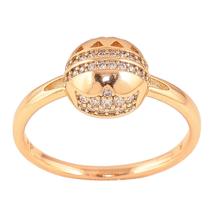 Каблучка Xuping колір Позолота 18K "Візерунок з кристалами" фото №15