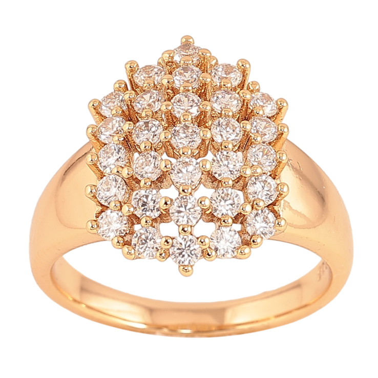 Кольцо Xuping цвет Позолота 18K "Инкрустация кристаллами" фото №19 Кольцо Xuping цвет Позолота 18K "Инкрустация кристаллами" фото №19