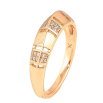 Кольцо Xuping цвет Позолота 18K "Узор с кристаллами" фото №2 Кольцо Xuping цвет Позолота 18K "Узор с кристаллами" фото №2