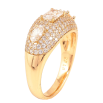 Каблучка Xuping колір Позолота 18K "Інкрустація кристалами" фото №2 Каблучка Xuping колір Позолота 18K "Інкрустація кристалами" фото №2