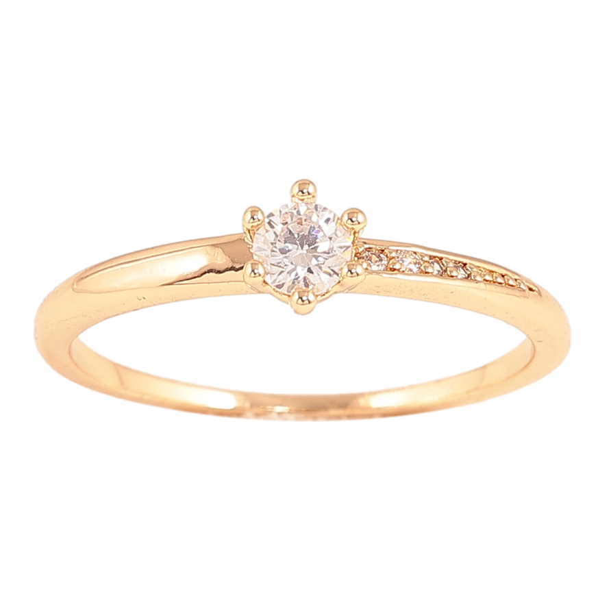 Каблучка Xuping колір Позолота 18K "Кристал" фото №1