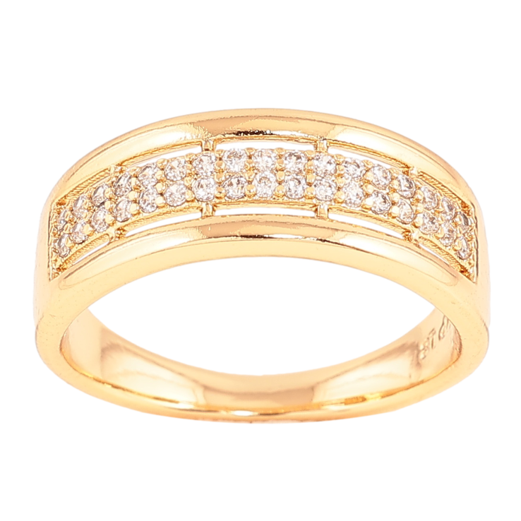 Каблучка Xuping колір Позолота 18K "Візерунок з кристалами" фото №16 Каблучка Xuping колір Позолота 18K "Візерунок з кристалами" фото №16